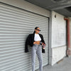 Grey mom jeans