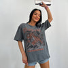 Gray tee tiger