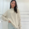 Minimalist Knit Sweater – Beige