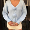 Sky Blue Knit Cardigan