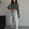 Light bleu barrel jeans