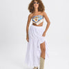Cotton Skirt with side Ruffles