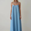 Sky bleu linen dress
