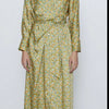 Floral silky dress