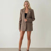 Brown blaser