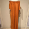 Orange maxi dress
