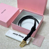 Miu miu belts