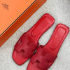 Hermes slipper red