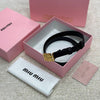 Miu miu belt gold
