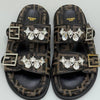 Fendi with stones flat